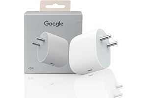 Google 45W USB-C Fast Charger Adapter | Compatible with Pixel 10/10 Pro, 9 Pro/9/9a, 8 Pro/8/8a, 7 Pro/7/7a, 6 Pro/6/6a, Pixel Fold, Pixel Tablet, Chromebooks & Laptops | Quick Charge – White
