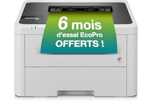 Brother HL-L3220CWE - Imprimante Laser Couleur - Wifi, USB - Imprime jusqu'à 18 Pages par minute - Eligible à l'abonnement d'encre EcoPro.