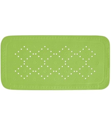 Tapis Fond De Baignoire PVC ALASKA 91x36cm Vert Mousse Spirella