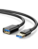 UGREEN USB 3.0 Extension Cable Male to Female USB Extension Cable, USB Extender Lead Compatible with Gold Plated for…