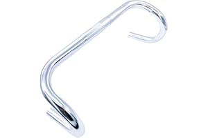 predolo Manubrio per Bici da Corsa da 25,4 Mm in Lega di Alluminio, Scatto Fisso, da 420 Mm