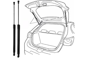 Kpfdyt Ammortizzatori per Portellone Posteriore Nissan Pulsar Hatchback (C13) 2012-2020, OEM# 904503ZL0A, Nero, 51.6 cm