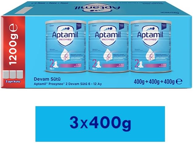 Aptamil Prosyneo 2 Prebiyotikli Probiyotikli Devam Sütü 400 Gr x 3