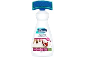 REYON Carpet Stain Remover with Cleaning Brush 650ml Oxy-Powered Pet Odour Neutraliser for Mud & Food Stains Fast-Acting Formula for Carpets & Upholstery