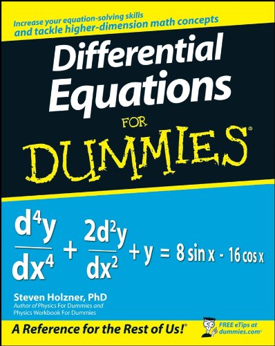 Differential Equations For Dummies Differential Equations For Dummies