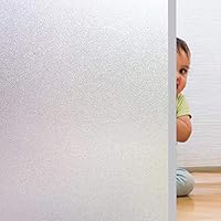 Film Fenetre Anti Regard Occultant Fenêtre Film Electrostatique Opaque pour Vitre Brise Vue Fenetre Bureau Maison Salle...