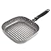 Produktbild RFKMS Pfanne Easy Clean Aluminium Braten Unebenen Gestreiften Grill Mit Griff Grillplatte Küche Liefert Steak Antihaft(Grau)