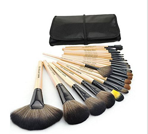 Professional 24 pcs Makeup Brush Set tools Make-up Toiletry Kit Wool Brand Make Up Brush Set Case Cosmetic brush