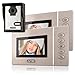 Produktbild Soter) Sicherheit® Wired 10,9 cm Zoll Mini-Größe Video Türsprechanlage Gegensprechanlage mit 2 Monitore Access Control System