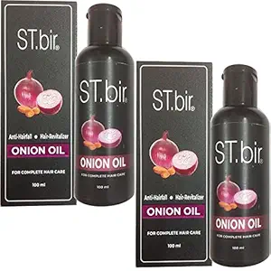 ST.bir Anti-Hairfall Hair-Revitalizer Onion oil (100 ml).(2 Pcs)