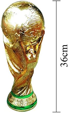 LOERO 2018 Russian FIFA World Cup Replica Trophy 36Cm 2/5Kg Titan Cup Gold Look Heavy Refuel And Congratulations To Your Team,2KG