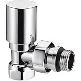Fause Radyat&ouml;r Havlupan Vanası K&ouml;şe Tip 1/2'' Krom KVN101