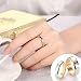 Produktbild Forever Love Ring für Paare, klassisch, Titan-Edelstahl, Verlobungsring, für Hochzeit, Valentinstag, Jahrestag, Diamant-Ringe, modisch, mit Gravur, Schmuck B: Women's 6#