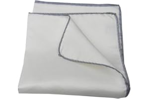 Avantgarde - Pochette Uomo da Tasca Bianca Man Handkerchief Seta Silk Bordo Diversi Colori