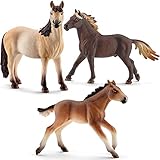  Schleich kt-20808 Mustang Familie - 13805, 13806, 13807 (3 teilig)