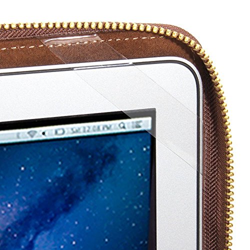 GMYLE Book Case Vintage Für MacBook Air 13 inch / MacBook Pro 13 inch – Braun Classic PU-Leder Sleeve Tasche Hülle (Nicht Fit für Retina Macbook Pro 13) - 4