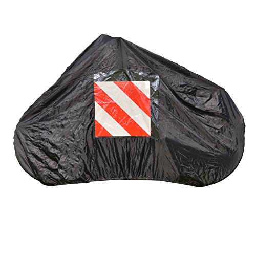 Preisvergleich Produktbild Filmer Fahrradgarage Luxus 145x74x123cm Polyester Schwarz Fahrradabdeckung Fahrradhülle