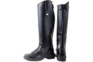 Rhinegold Nebraska Bottes d'équitation Longues synthétiques