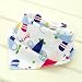 Homebunnyy Baby Bandana Drool Bibs for Boys and Girls, Cute Printed Patten Baby Triangle Bibs, 4 Pack