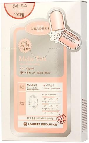 Leaders Clinic Mela-Tox Skin Clinic Mask 1box, 10pcs