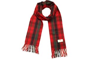 TG Thistle Gem Traditional Tartan Clan Scarves – Multicolor, super-soft Scottish Clan Tartan Scarf - Perfect for both Men and Women