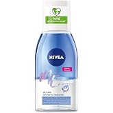 NIVEA Make Up Expert &Ccedil;ift Fazlı G&ouml;z Makyaj Temizleyici Mavi Kantaron &Ccedil;i&ccedil;eği &Ouml;z&uuml; ile Hassas Kirpik Bakımı, 125 ml + NIVEA Kadı
