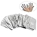 Homgaty 100 Pcs Foil Nail Wraps Removal Soak Off Acrylic Gel Polish Remover