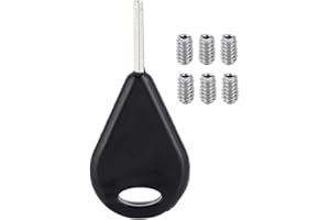 Planche de Surf Ailette Clé, Surfant Conseil Accessoire Remplacement Outil avec 6 Ailette Ver des vis, pour FCS Planche de Surf