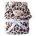 Happy Cherry Baby Infant Newborn Animal Bathrobe Cloak Wraps Coat Hoodie - Brown Giraffe