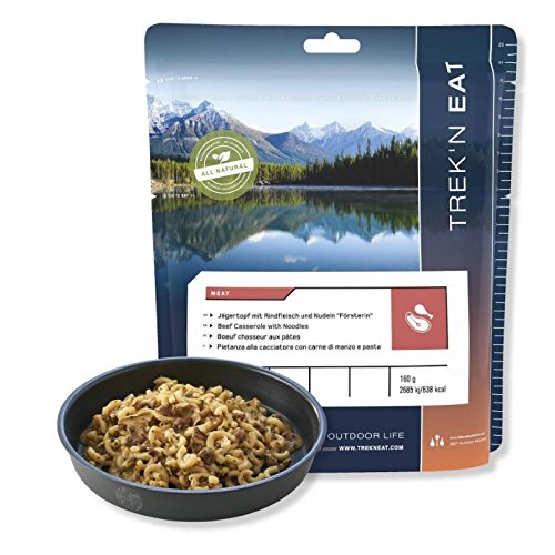 Boeuf chasseur aux pâtes - Trek'n Eat - 160 gr - 638 Kcal