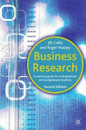 Book's Cover of Business Research A Practical Guide for Undergraduate and Postgraduate Students