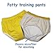 Bebedou Resusable Pack of 4 pack toddler toilet potty training pants with 3 layer for infant BOY size L Waist 37 cms