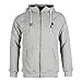 Volcom Men's PULLI ZIP LINED Plain Long Sleeve Hoodie, Grey (heather Grey), Small (Manufacturer size: S)