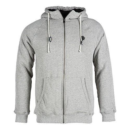 Volcom Men's PULLI ZIP LINED Plain Long Sleeve Hoodie, Grey (heather Grey), Small (Manufacturer size: S)