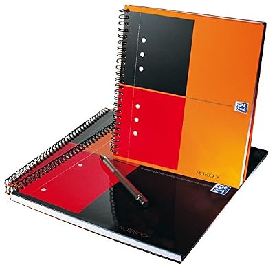 Oxford International Notebook Cahier A5+ 160 Pages Ligné 6mm