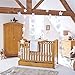 Izziwotnot Tranquillity 5 Piece Complete Nursery Furniture Room Set, Oak