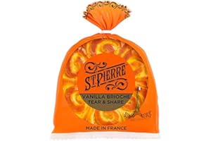 SERENDIB St Pierre Vanilla Brioche Tear & Share 500g Each | Great for sharing with family and friends | Suitable for vegetarians (6 Pack)