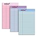 Produktbild Tops Prism Plus 100% recyceltem Legal Pad, 12,7 x 20,3 cm, perforiert, verschiedene Farben: Pink, orchidee, blau, schmal, Rule, 50 Blatt pro Block, 6 Pads pro Pack (63016)