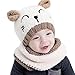 Produktbild Baby Hüte Wintermütze Warm Woll Haube Mütze Hut Warme Schlupfmütze Mütze Beanie Ballonmütze Schlupfmütze Junge Mützen Haube Kapuze Mützen Hüte Strickmützen LMMVP (Beige)