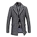 Produktbild TWBB Herren warm Wollmantel Kurzmantel Winter Jacke Business