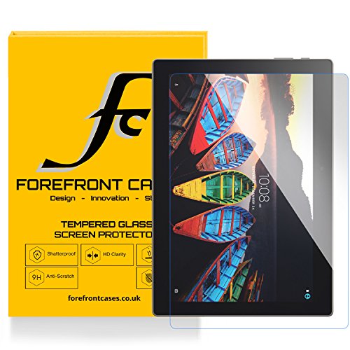 Forefront Cases® [HD KLARHEIT] Gehärtetes Glas Bildschirm Schutz Protektor Folie für Lenovo Tab 3 10 Business / Tab 2 A10-70 / Tab 2 A10-30 [ULTRA DÜNN nur 0.3mm]