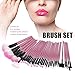 TopSuper Wood 32Pcs Makeup Brushes Kit Professional Cosmetic Make Up Set. Pink
