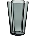 Iittala - Vaso Aalto 220 mm, colore: Grigio in vetro