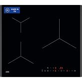 AEG Induction Hob, TN63IP0BFB, 3 Zones, 60 cm, Black | Fast and efficient heat in selected area; Adjust temperature with a si