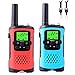 Price comparison product image ZHISHAN Walkie Talkies for Kids 2 Way Radio Children's Toy Set with Flashlight Backlit LCD Screen 8 Channels (3KM-6KM) Long Range Handheld Walkie Talky Pair(Blue&Red)