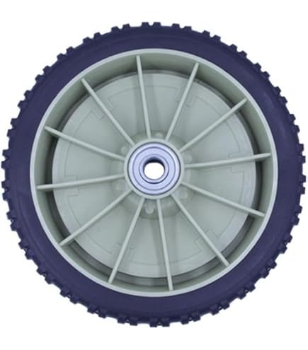 2 Roues Avant Avec Enjoliveurs Pour Tondeuse Scheppach MS161-46 – Remplacement Facile Et Durable - 9
