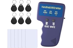 Doxiuyo Handheld ID Copier 125khz RFID Reader Writer Duplicator Handheld RFID Copier Used for T5577 or EM4305