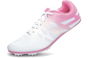 IFRICH Leichtathletikschuhe für Herren Damen Kinder Jungen Mädchen 8 Spikes Laufen Rennschuhe Professionelle Sprint Sport Sneakers Track Spikes Distanz Sneakers