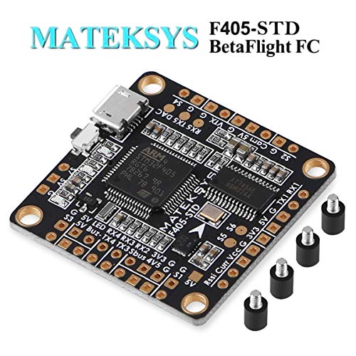 Matek F4 Controladora De Vuelo + Bateflight OSD + BEC 5V&10V Flight Controller ( Ranura par tarjeta SD , VCP 5 x UARTs , 6 nouveautés PWM/DSHOT ) para FPV RC Drone Quadcopter by LITEBEE