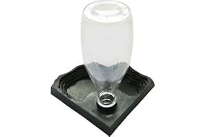 OPILROYN Dispensador De Agua Para Reptiles - Dispensador De Agua Para Tortugas, Bebedero Automático | Cuenco De Agua Automático Para Reptiles Con Estructura De Varios Pasos En El Borde, Cuenco De Agua De Recar